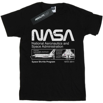 textil Niño Tops y Camisetas Nasa Classic Space Shuttle Negro