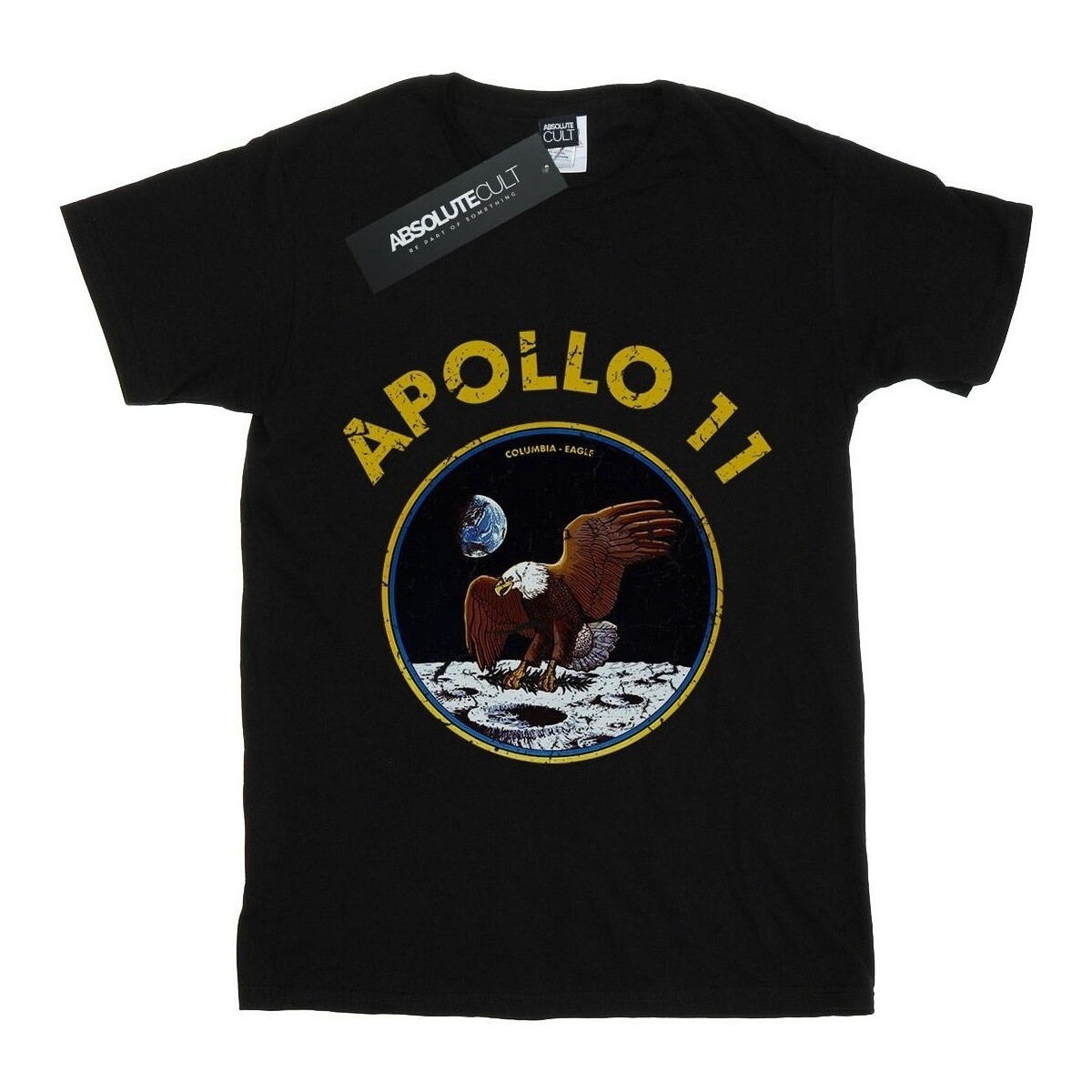 textil Niño Camisetas manga corta Nasa Classic Apollo 11 Negro