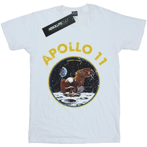 textil Niño Tops y Camisetas Nasa Classic Apollo 11 Blanco