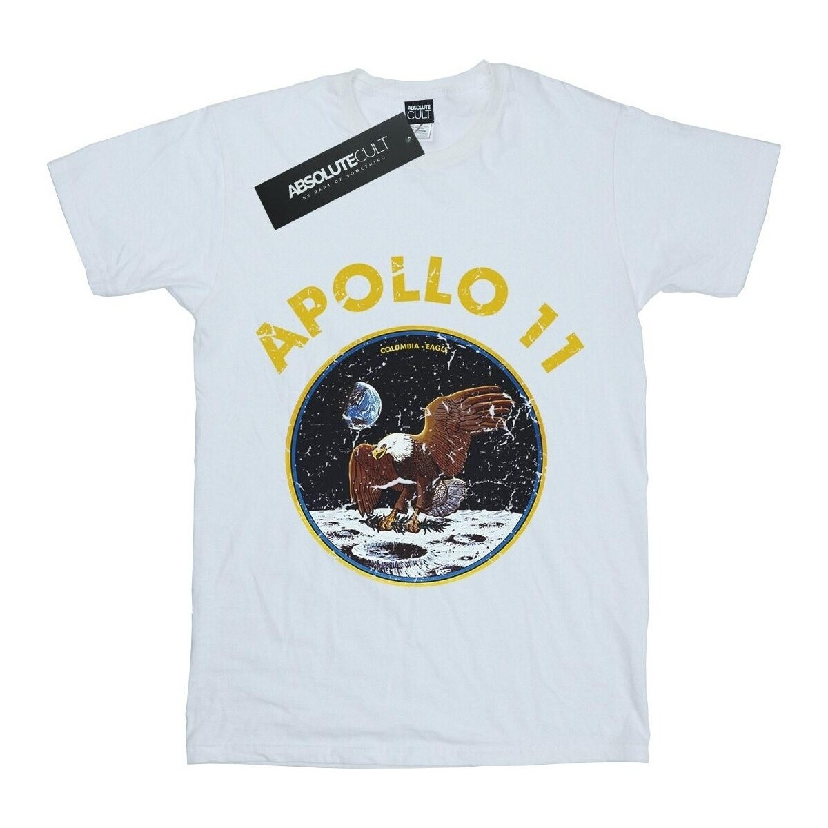 textil Niño Camisetas manga corta Nasa Classic Apollo 11 Blanco