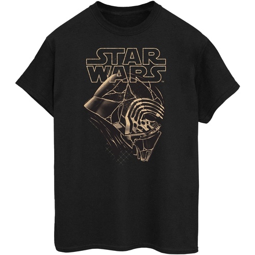 textil Mujer Camisetas manga larga Star Wars: The Rise Of Skywalker Star Wars The Rise Of Skywalker Kylo Ren Mask Negro