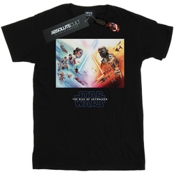 textil Hombre Camisetas manga larga Star Wars: The Rise Of Skywalker Battle Poster Negro