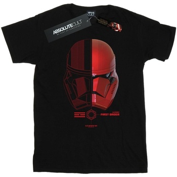 textil Hombre Camisetas manga larga Star Wars: The Rise Of Skywalker Sith Trooper Helmet Negro