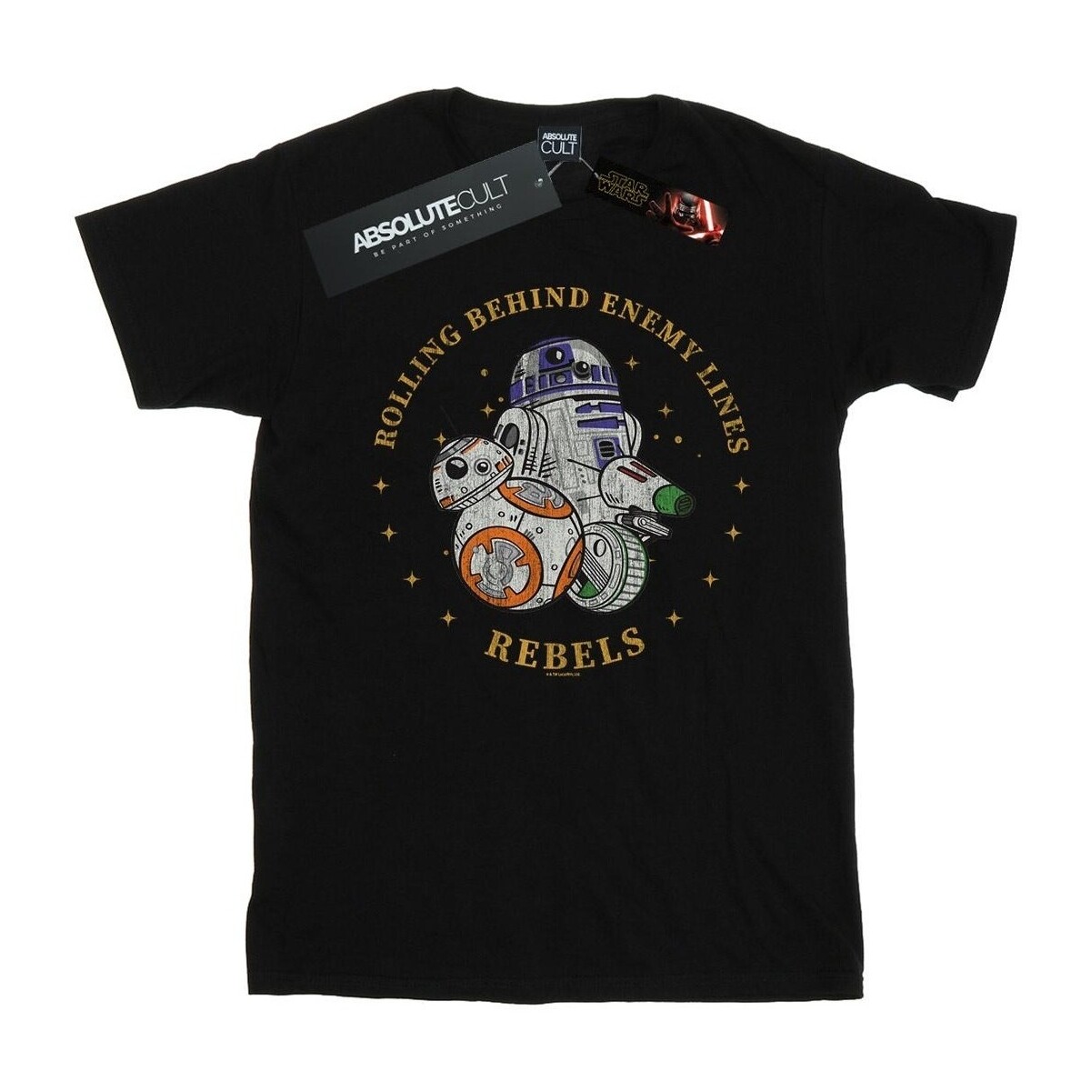 textil Hombre Camisetas manga larga Star Wars: The Rise Of Skywalker Rolling Behind Enemy Lines Negro
