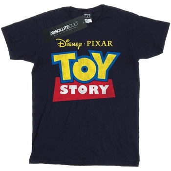textil Hombre Camisetas manga larga Disney Toy Story Logo Azul