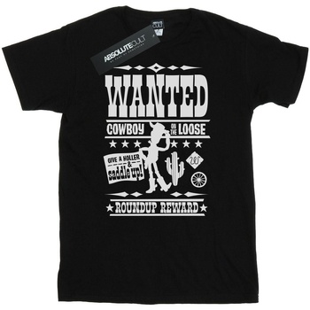 textil Hombre Camisetas manga larga Disney Toy Story Wanted Poster Negro