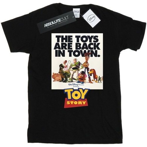 textil Hombre Camisetas manga larga Disney Toy Story Movie Poster Negro