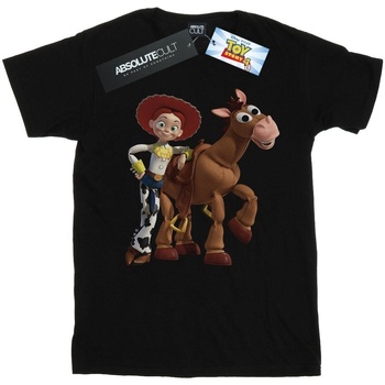 textil Hombre Camisetas manga larga Disney Toy Story 4 Jessie And Bullseye Negro