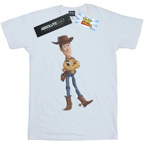 textil Hombre Camisetas manga larga Disney Toy Story 4 Sherrif Woody Blanco