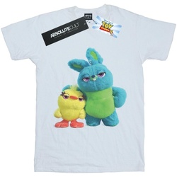 textil Hombre Camisetas manga larga Disney Toy Story 4 Ducky And Bunny Blanco