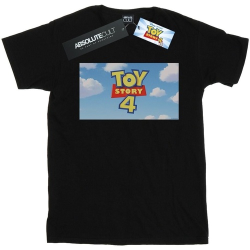 textil Hombre Camisetas manga larga Disney Toy Story 4 Cloud Logo Negro