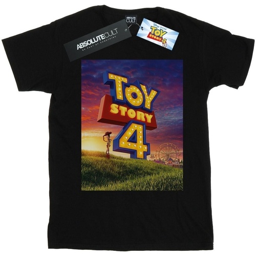 textil Hombre Camisetas manga larga Disney Toy Story 4 We Are Back Negro