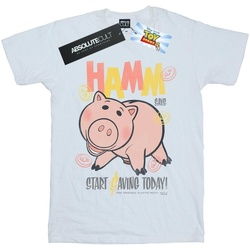 textil Hombre Camisetas manga larga Disney Toy Story 4 Hamm The Piggy Bank Blanco