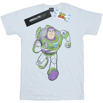 textil Hombre Camisetas manga larga Disney Toy Story 4 Classic Buzz Lightyear Blanco