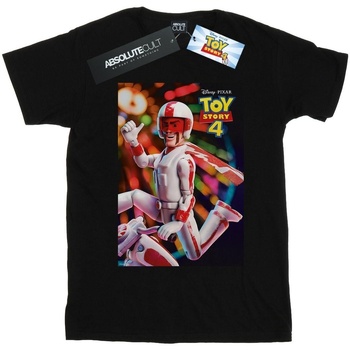 textil Hombre Camisetas manga larga Disney Toy Story 4 Duke Caboom Poster Negro