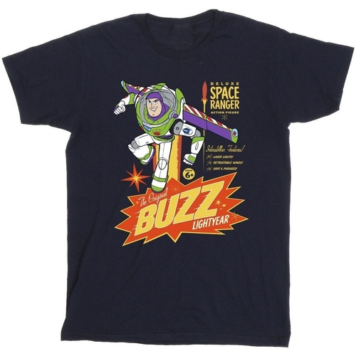 textil Hombre Camisetas manga larga Disney Toy Story Buzz Lightyear Space Azul