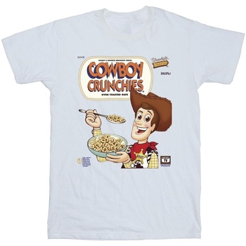 textil Hombre Camisetas manga larga Disney Toy Story Woody Cowboy Crunchies Blanco