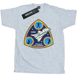 textil Hombre Camisetas manga larga Nasa Classic Spacelab Life Science Gris