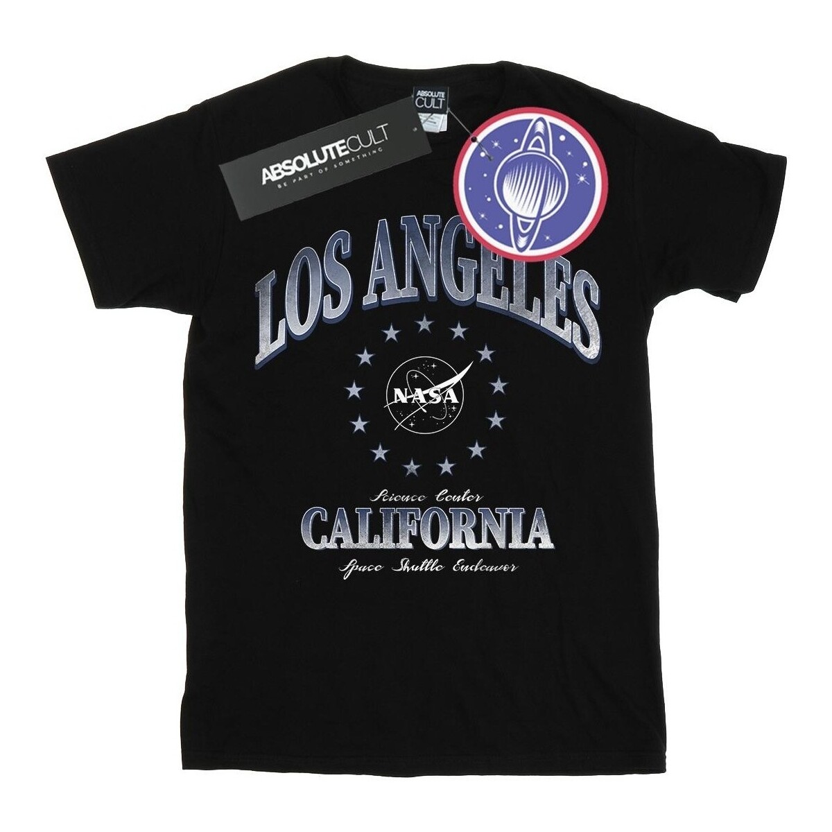 textil Hombre Camisetas manga larga Nasa California Science Centre Negro