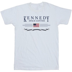 textil Hombre Camisetas manga larga Nasa Kennedy Space Centre Explore Blanco