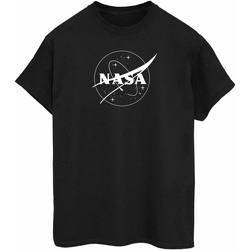 textil Hombre Camisetas manga larga Nasa Classic Insignia Logo Monochrome Negro