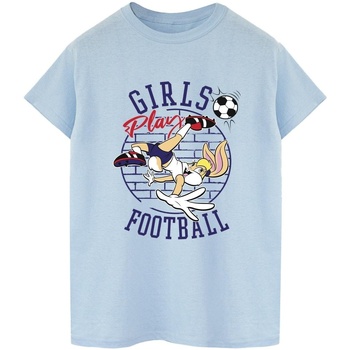 Dessins Animés Lola Bunny Girls Play Football Azul