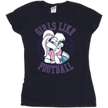 Dessins Animés Lola Bunny Girls Like Football Azul