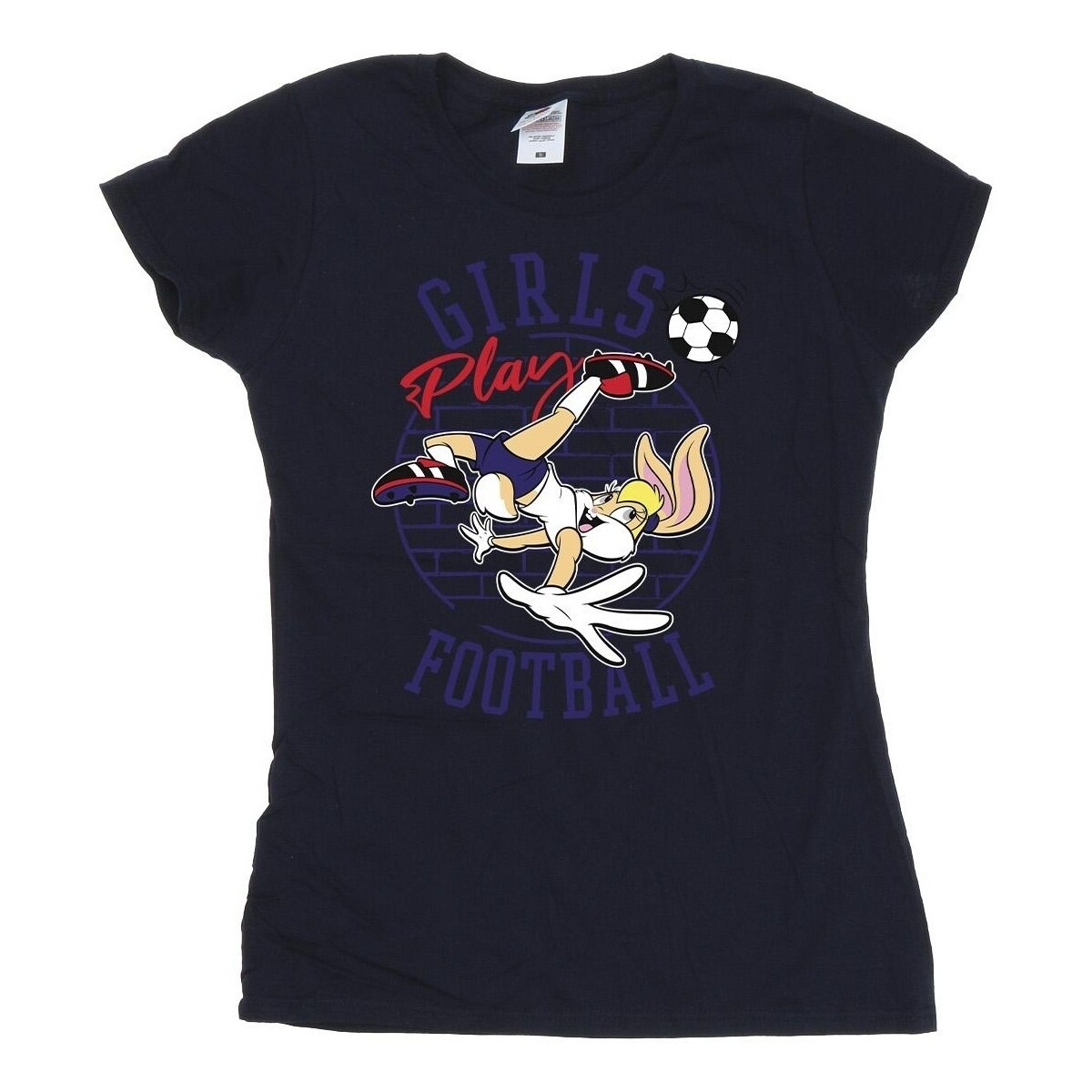 textil Mujer Camisetas manga larga Dessins Animés Lola Bunny Girls Play Football Azul