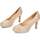 Zapatos Mujer Derbie & Richelieu Clarks S CON  PAVONA COURT Beige