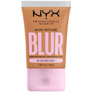 Belleza Mujer Base de maquillaje Nyx Professional Make Up Bare With Me Blur 08-golden Light 