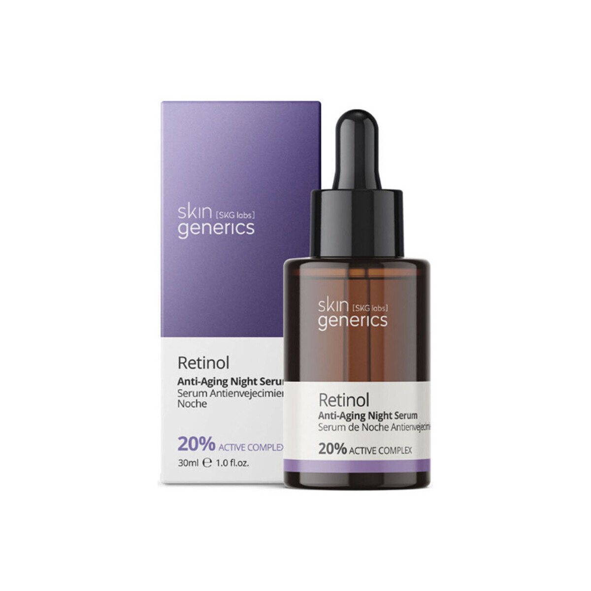 Belleza Antiedad & antiarrugas Skin Generics Retinol Serum Antienvejecimiento 20% 