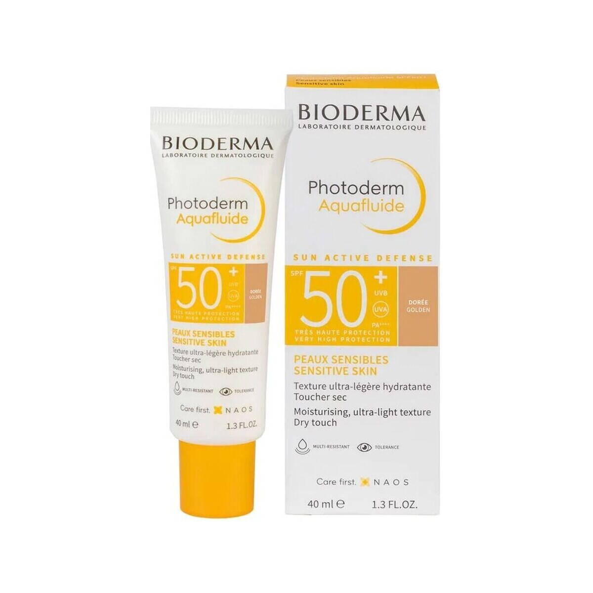 Belleza Protección solar Bioderma Photoderm Aquafluide Spf50+ dorado 