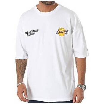textil Hombre Tops y Camisetas New-Era LA Lakers NBA Large Graphic Oversized  60424457 Blanco