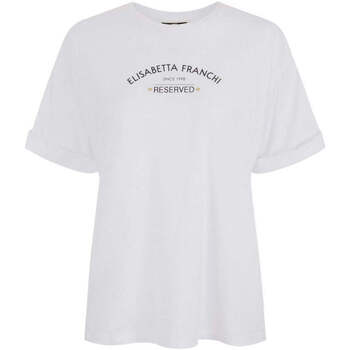 textil Mujer Tops y Camisetas Elisabetta Franchi  Blanco