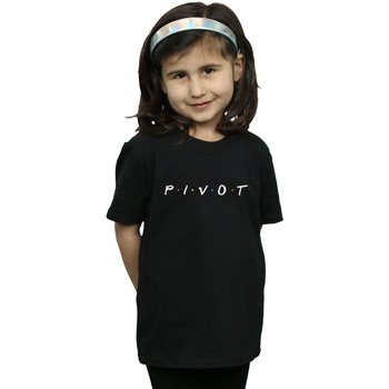 textil Niña Camisetas manga larga Friends Pivot Logo Negro