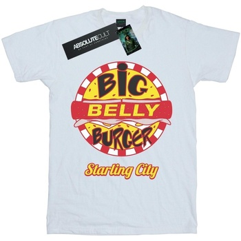 textil Niño Camisetas manga corta Dc Comics Arrow Big Belly Burger Logo Blanco