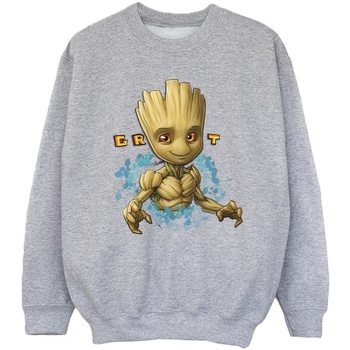 textil Niña Sudaderas Guardians Of The Galaxy Groot Flowers Gris