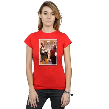 textil Mujer Camisetas manga larga Elf BI19320 Rojo