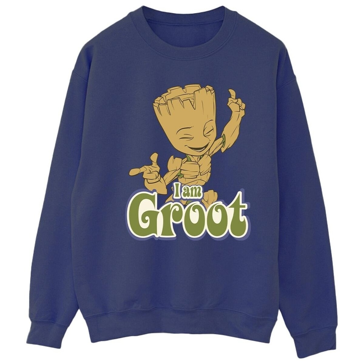 textil Mujer Sudaderas Guardians Of The Galaxy Groot Dancing Azul