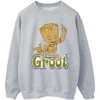 textil Mujer Sudaderas Guardians Of The Galaxy Groot Dancing Gris
