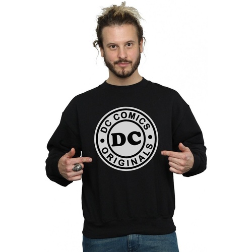 textil Hombre Sudaderas Dc Comics DC Originals Logo Negro