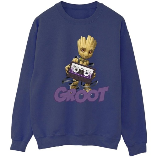 textil Mujer Sudaderas Guardians Of The Galaxy Groot Casette Azul
