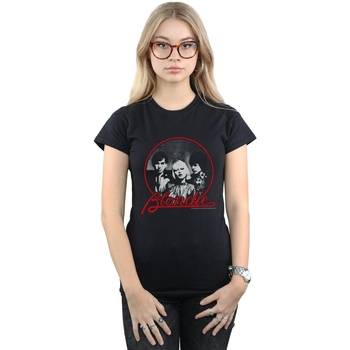 textil Mujer Camisetas manga larga Blondie Distressed Circle Negro