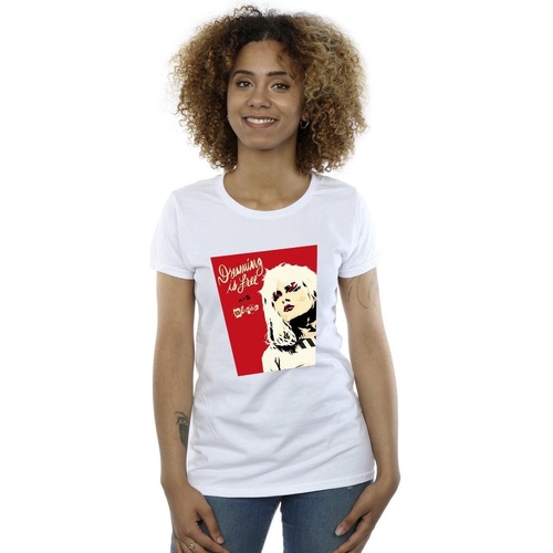 textil Mujer Camisetas manga larga Blondie Dreaming Is Free Blanco