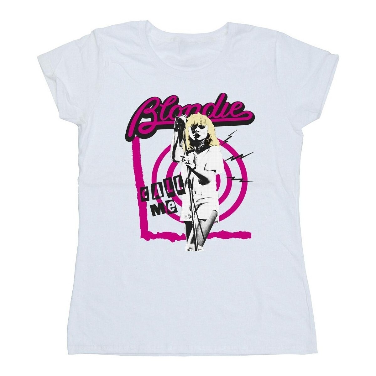 textil Mujer Camisetas manga larga Blondie Call Me Blanco