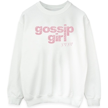 textil Mujer Sudaderas Gossip Girl Swirl Logo Blanco