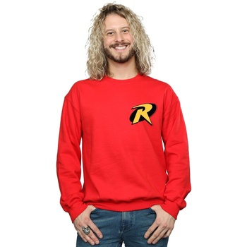 textil Hombre Sudaderas Dc Comics Batman Robin Logo Rojo