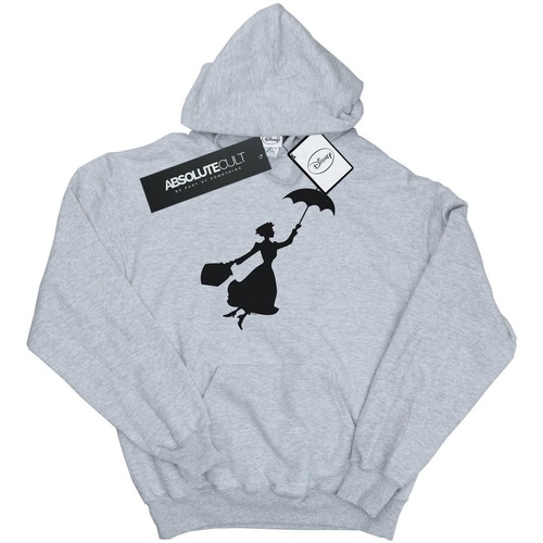 textil Mujer Sudaderas Disney Mary Poppins Flying Silhouette Gris