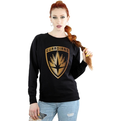 textil Mujer Sudaderas Marvel Guardians Of The Galaxy Foil Badge Negro