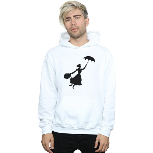 textil Hombre Sudaderas Disney Mary Poppins Flying Silhouette Blanco